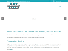 Tablet Screenshot of mauilaminates.com
